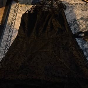 Elegant Black Lace Dress